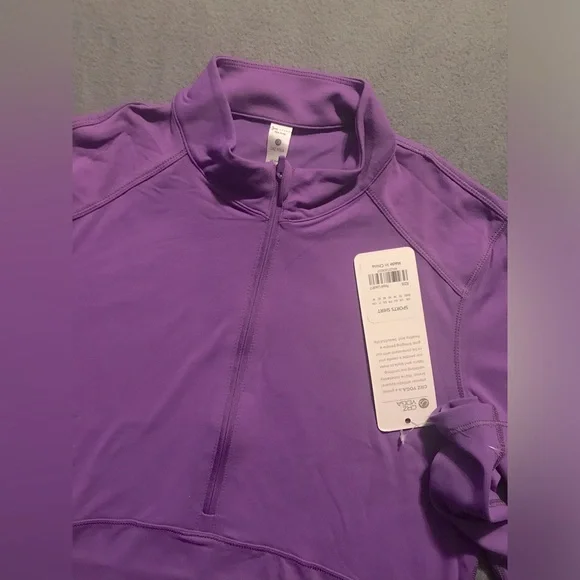 NWT CRZ YOGA Long Sleeve Workout Crop Top - Picture 10 of 14